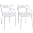 Kit 2 Cadeiras Allegra - Branco