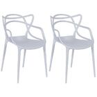 Kit 2 Cadeiras Allegra - Cinza