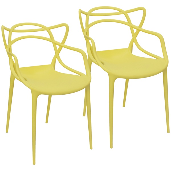 Kit 2 Cadeiras Allegra Design Cozinha Sala De Estar Jantar Em