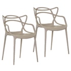 Kit 2 Cadeiras Allegra Design Cozinha Sala De Estar Jantar Em
