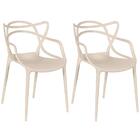 Kit 2 Cadeiras Allegra - Nude