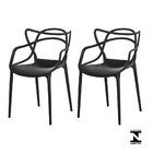 Kit 2 Cadeiras Allegra Preta