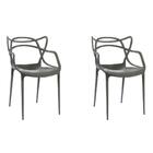 Kit 2 Cadeiras Allegras Interior E Exterior Empilhavel Resist