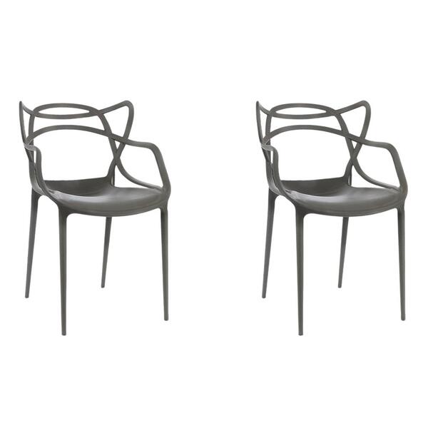 Kit 2 Cadeiras Allegras Interior E Exterior Empilhavel Resist