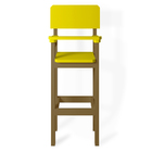 Kit 2 Cadeiras Alta Refeição Infantil Criança Restaurante Lan