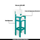 Kit 2 Cadeiras Alta Refeição Infantil Criança Restaurante Lan