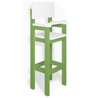 Kit 2 Cadeiras Alta Refeição Infantil Criança Restaurante Lan