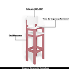 Kit 2 Cadeiras Alta Refeição Infantil Criança Restaurante Lan