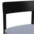 Kit 2 Cadeiras Amber Madeira Maciça Assento Estofado Linho Pr