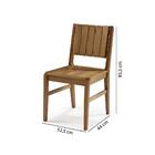 Kit 2 Cadeiras Angra Em Madeira Eucalipto Mel