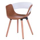 Kit 2 Cadeiras Anm6709f Turim Nicole Anima Office Pp Branco R