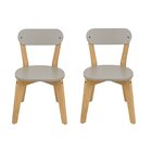 Kit 2 Cadeiras Antonella Cinza