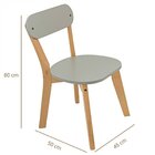 Kit 2 Cadeiras Antonella Cinza