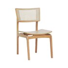 Kit 2 Cadeiras Apollo Madeira Maciça Encosto Telinha Assento