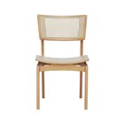 Kit 2 Cadeiras Apollo Madeira Maciça Encosto Telinha Assento