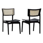 Kit 2 Cadeiras Apollo Madeira Maciça Encosto Telinha Assento