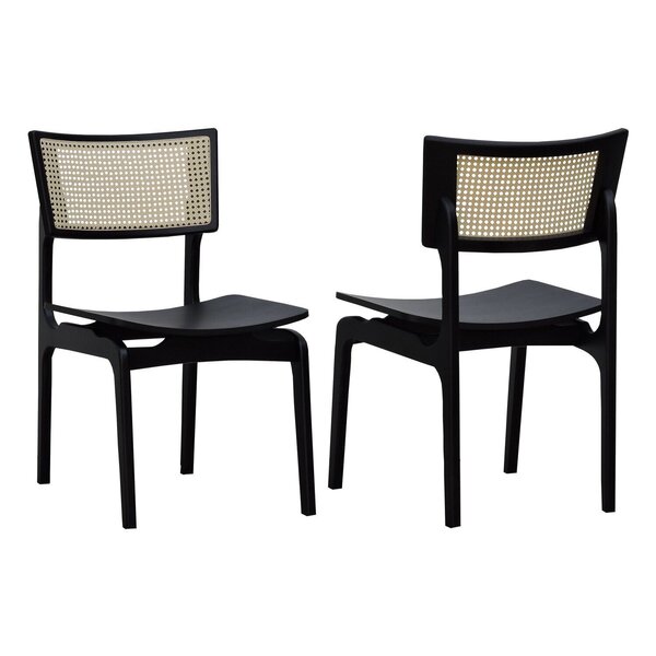 Kit 2 Cadeiras Apollo Madeira Maciça Encosto Telinha Assento