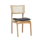 Kit 2 Cadeiras Apollo Madeira Maciça Encosto Telinha Assento