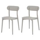 Kit 2 Cadeiras Área Externa Verte Rivatti Fibra Natural Suste