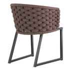 Kit 2 Cadeiras Bali Alumínio Em Tricô Náutico Trama Original