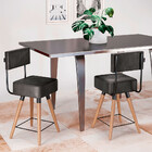 Kit 2 Cadeiras Barcelona Cor Preto - Speciale Home