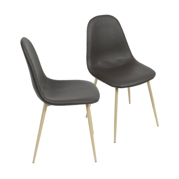 Kit 2 Cadeiras Base Madeira Charla Yescasa Café