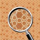 Kit 2 Cadeiras Beijo Colmeia Laranja E Marrom Poltrona Decora