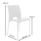 Kit 2 Cadeiras Boston Branca