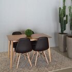 Kit 2 Cadeiras Botone Eiffel  Preto