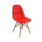 Kit 2 Cadeiras Botone Eiffel  Vermelho