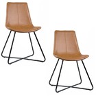 Kit 2 Cadeiras Brenda Caramelo - Rivatti