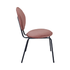 Kit 2 Cadeiras C/ Encosto Escritório Mesa Jantar Sofia - Rosa