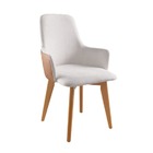 Kit 2 Cadeiras C Braço Em Madeira Maciça - Safira - Requinte