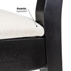 Kit 2 Cadeiras Cannes Com Encosto Em Tela E Estofada - Preto