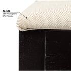 Kit 2 Cadeiras Cannes Com Encosto Em Tela E Estofada - Preto