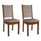 Kit 2 Cadeiras Capri  Rústico/cobre