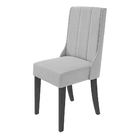 Kit 2 Cadeiras Celina - Lopas Veludo Naturale Creme-frassino