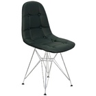 Kit 2 Cadeiras Charles Eames Botonê Eiffel Base Metal Cromado