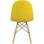 Kit 2 Cadeiras Charles Eames Botonê Eiffel Wood Estofada Cour