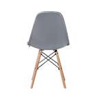Kit 2 Cadeiras Charles Eames Botonê Eiffel Wood Estofada Cour
