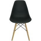 Kit 2 Cadeiras Charles Eames Eiffel Wood Design - Preto