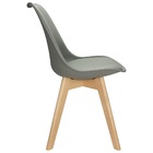 Kit 2 Cadeiras Charles Eames Leda Luisa Saarinen Design Wood