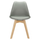 Kit 2 Cadeiras Charles Eames Leda Luisa Saarinen Design Wood