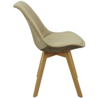 Kit 2 Cadeiras Charles Eames Leda Veludo Luisa Saarinen Estof