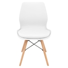 Kit 2 Cadeiras Charles Eames Rubi Sili Eiffel - Branco