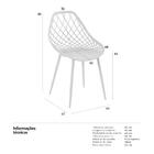 Kit 2 Cadeiras Clarice Cleo Laranja Telha Terracota