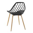 Kit - 2 Cadeiras Clarice Nest Com Braços + 2 Cadeiras Cleo -