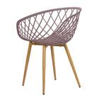 Kit - 2 Cadeiras Clarice Nest Com Braços + 2 Cadeiras Cloe -