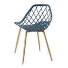 Kit - 2 Cadeiras Clarice Nest Com Braços + 8 Cadeiras Cloe Az