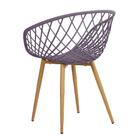 Kit 2 Cadeiras Clarice Nest Sidera Com Apoio De Braços